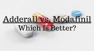 Modafinil vs Adderall comparison showing focus duration, safety, and productivity benefits.