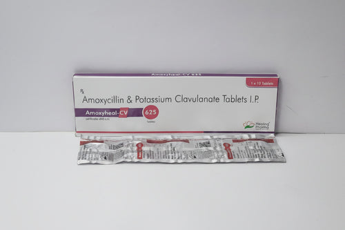 Amoxyheal CV 625mg Tablet (Amoxicillin + Clavulanic Acid) uses, dosage, side effects and patient information for USA & UK