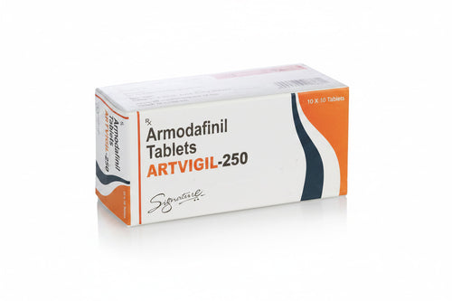 Artvigil 250mg Armodafinil tablets for narcolepsy, shift work sleep disorder, and excessive daytime sleepiness in USA and UK