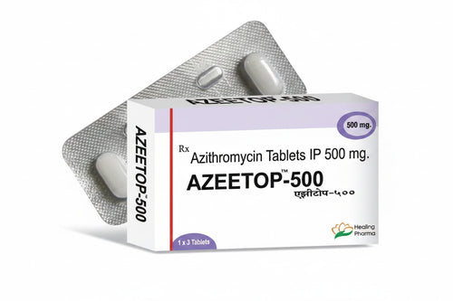 Azeetop 500mg Tablet (Azithromycin) uses, dosage and safety guide for USA & UK