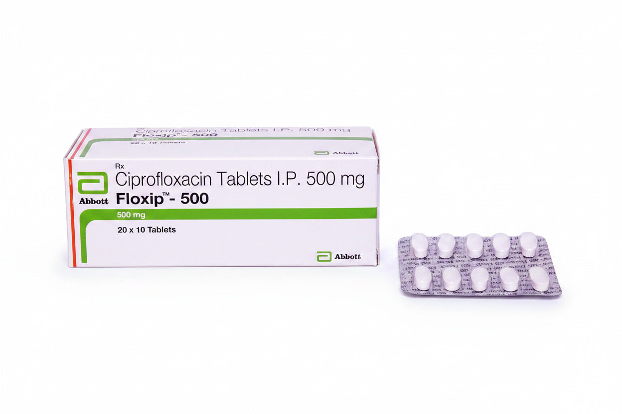 Ciprofloxacin Floxip 500mg Tablets uses, dosage and safety guide for USA & UK