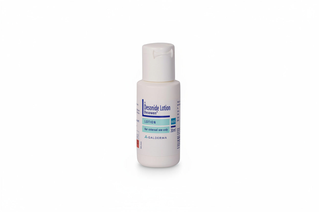 Buy Desowen Lotion 30ml online for eczema, atopic dermatitis, skin irritation, itching relief and topical corticosteroid treatment in USA and UK.