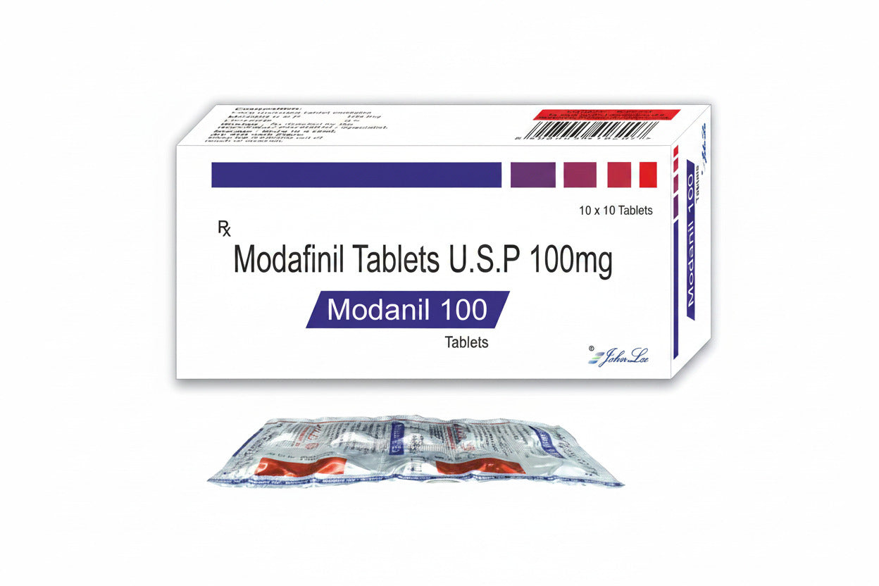 Modanil 200mg Modafinil tablets for focus, alertness, and productivity