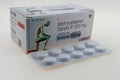 Robican 500mg Methocarbamol tablets product packaging for muscle relaxant medicine information, dosage, uses and safety worldwide.