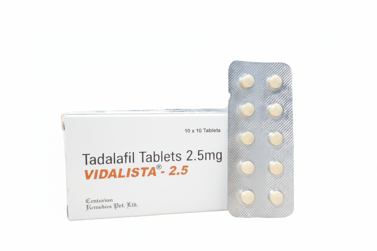 Vidalista 2.5mg Tadalafil Tablets – Uses, Dosage, Side Effects & Safety Information for USA and UK