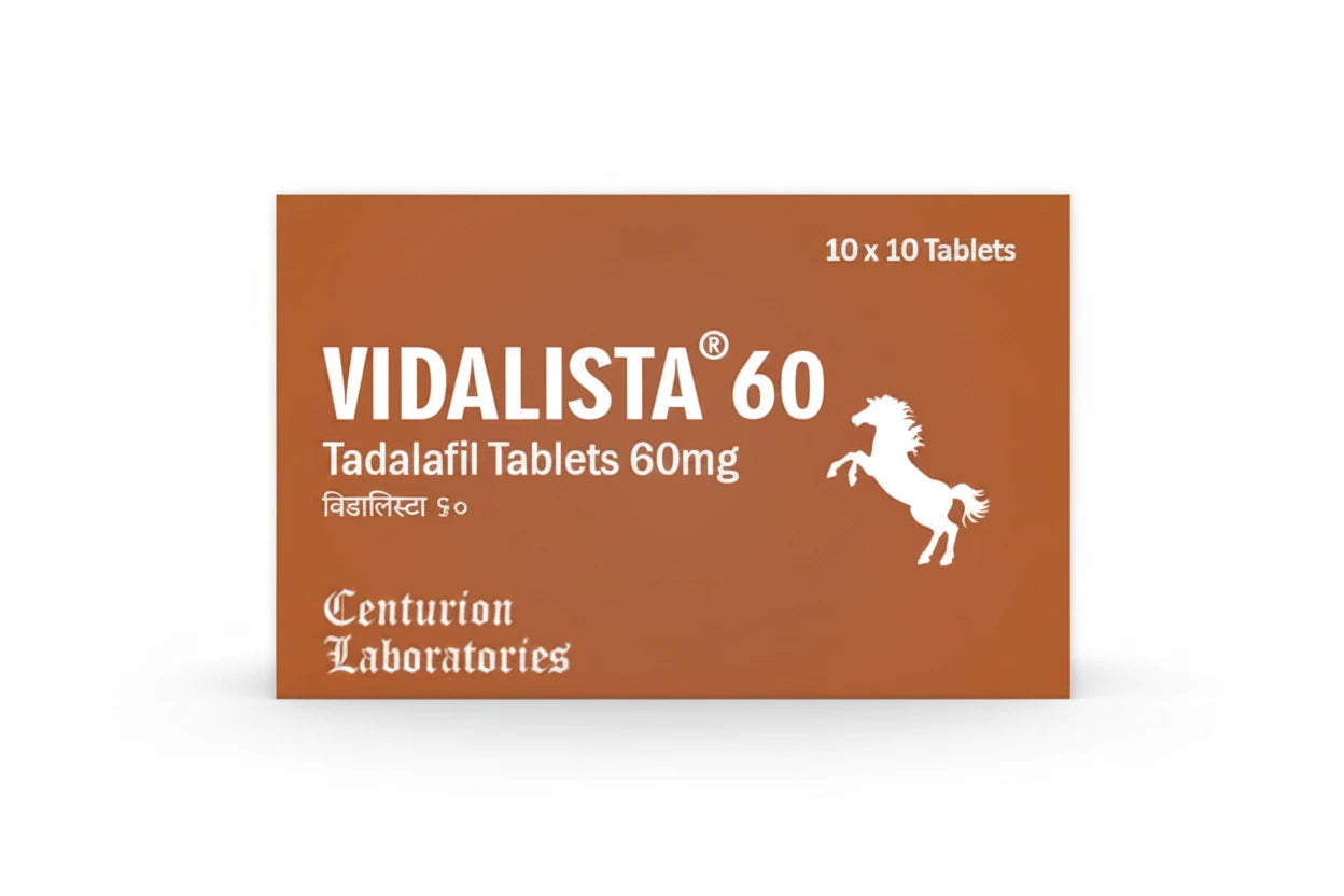 Vidalista 60mg Tadalafil Tablets – Prescription Medicine Information, Uses, Dosage, Side Effects & Safety Guide for USA and UK