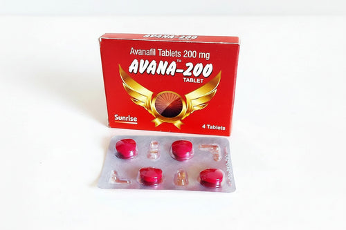 "Avana 200mg avanafil tablets for erectile dysfunction treatment in adult men, supporting sexual performance and men's health in the USA and UK."