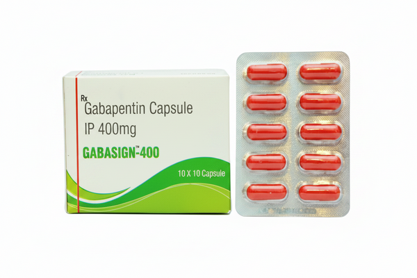 Gabasign 400mg Gabapentin capsules for nerve pain relief and seizure support in USA and UK online pharmacy