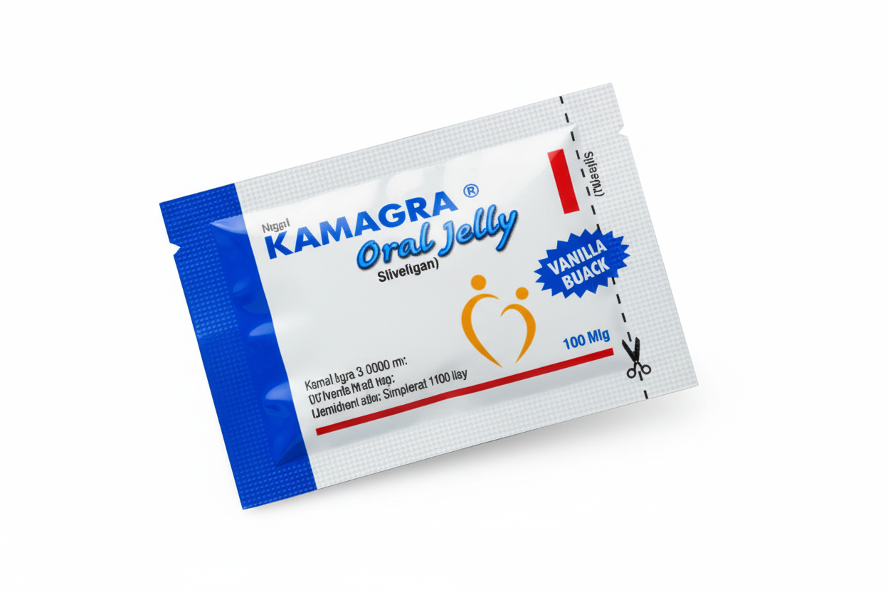 Kamagra Oral Jelly 100mg Sildenafil Citrate for erectile dysfunction treatment